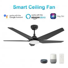  VS525B-L22-B2-1 - Woodrow 52-inch Smart Ceiling Fan with Remote, Light Kit Included, Works with Google Assistant, Amaz